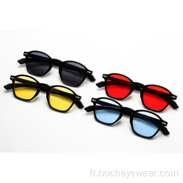 Nouvelles lunettes de soleil rétro à petit cadre pour hommes et femmes à la mode océan Lunettes de soleil version coréenne miroir s21152